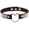 Joy Jewels Ras de cou Heart Strass Noir